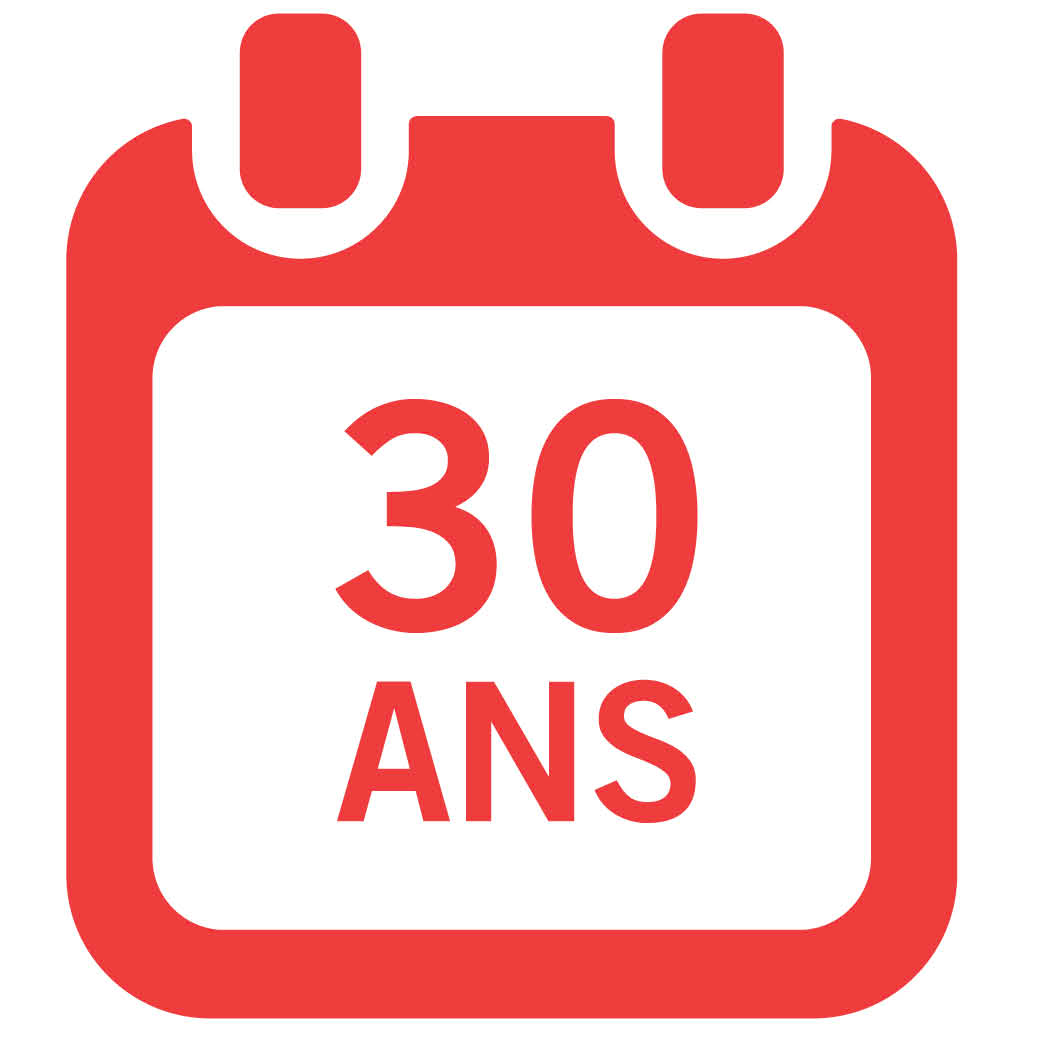 30 ans d’expérience